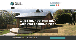 Desktop Screenshot of green-modular.com
