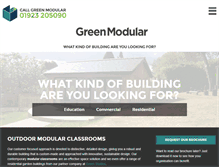 Tablet Screenshot of green-modular.com